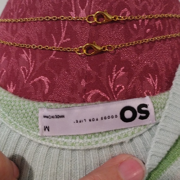 Y2K Power Puff Girls Vibes Lime Green Tunnel Heart Sweater Short Sleeve Tee - Picture 4 of 6